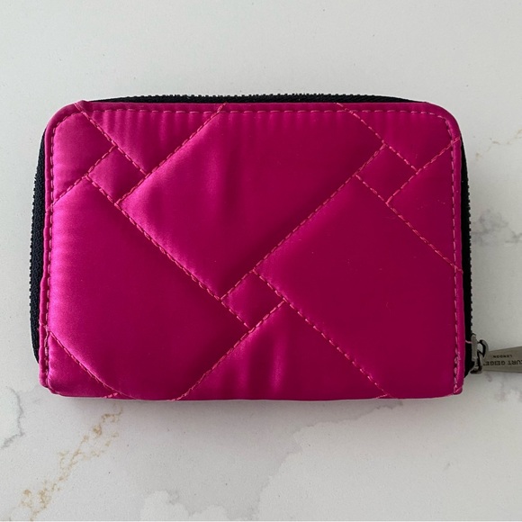 Kurt Geiger Pink Quilted Wallet - Picture 3 of 9